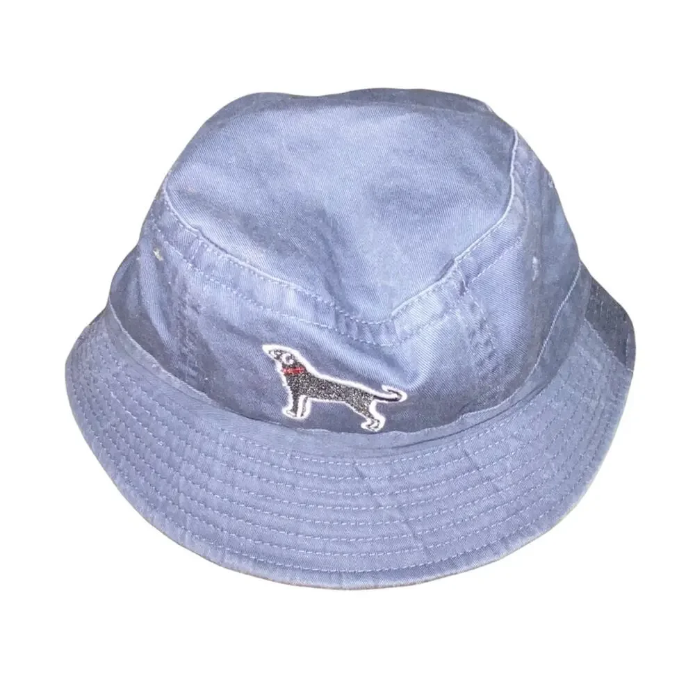 The Black Dog Bucket Hat UPF 50+ Navy with Black Dog Logo kids 6 mo. - 2 years